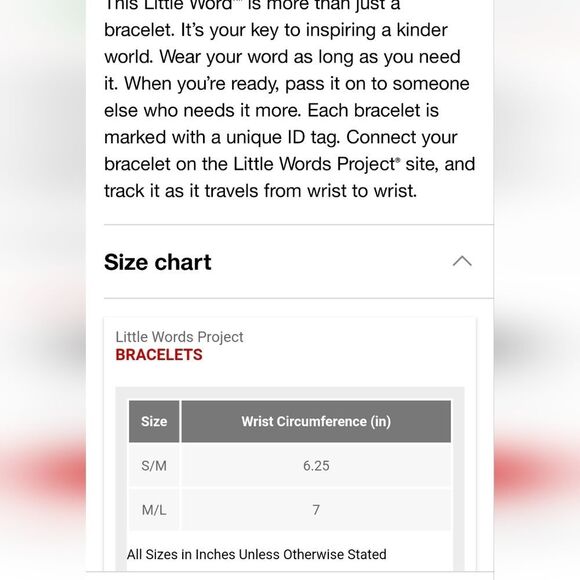 Little Words Project "Be Present" Beaded Bracelet- Black - Picture 7 of 8